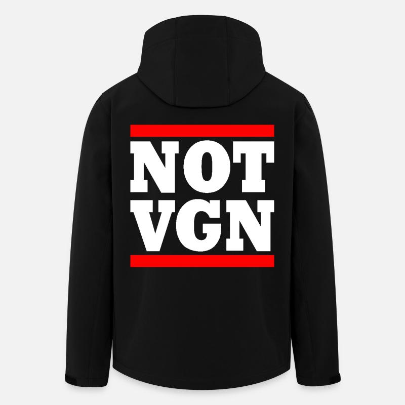 Not vegan - Recycelte Männer Softshell-Jacke von Stanley/Stella - Schwarz