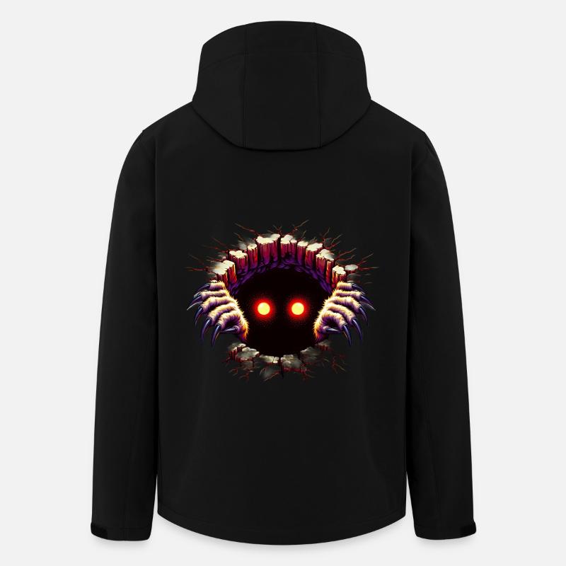 Loch Monster - Recycelte Männer Softshell-Jacke von Stanley/Stella - Schwarz