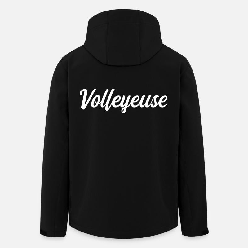 Volleyeuse - Veste softshell homme en polyester recyclé Stanley/Stella - noir