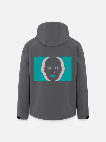 Frauen Design - Recycelte Männer Softshell-Jacke von Stanley/Stella - Schwarz