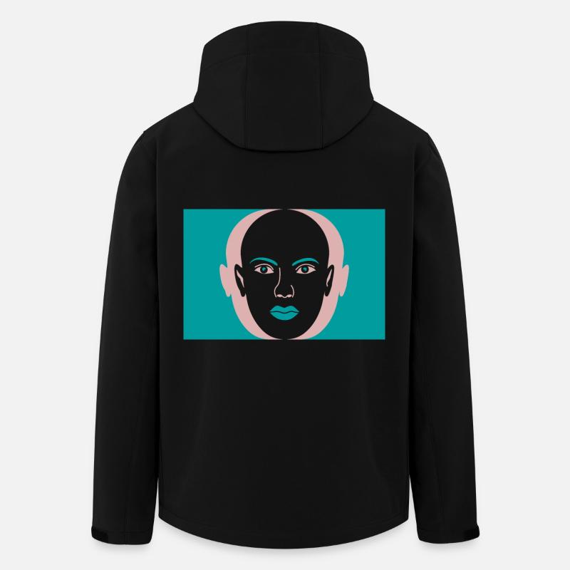 Frauen Design - Recycelte Männer Softshell-Jacke von Stanley/Stella - Schwarz