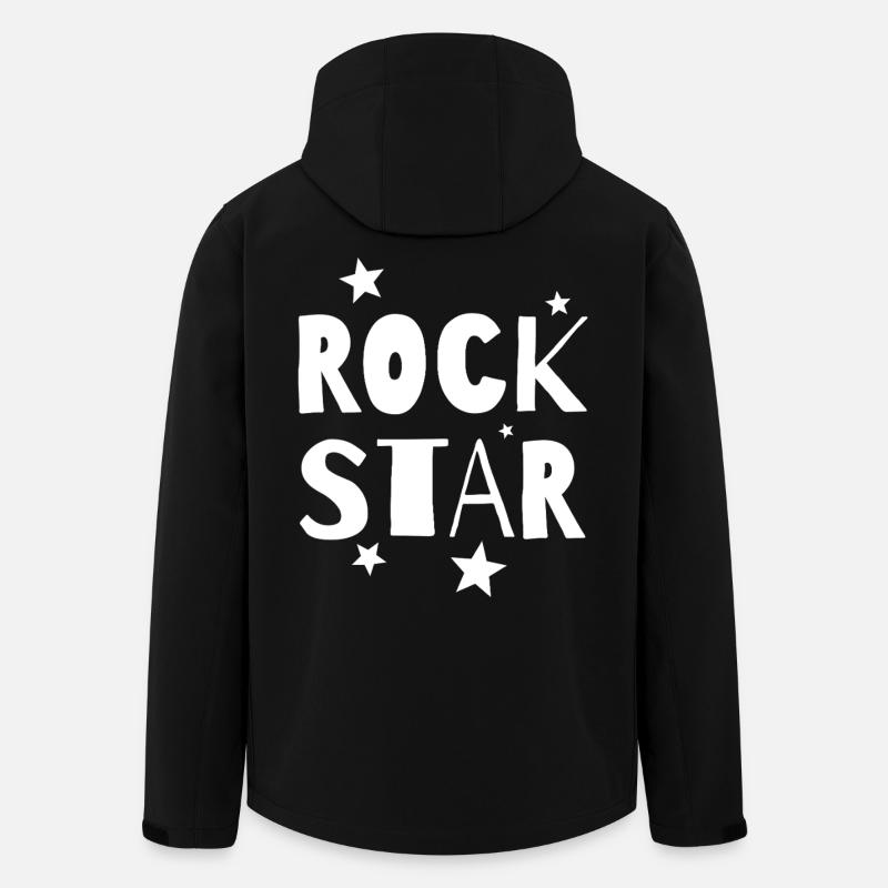 Rock Star - Men’s Recycled Softshell Jacket by Stanley/Stella - black