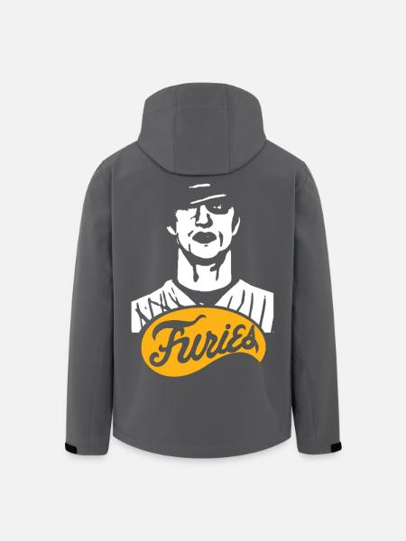 Furies Logo Vintage - Stanley/Stella herre softshelljakke i genanvendt polyester - sort