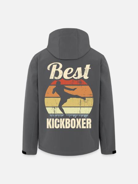 Best Kickboxer - Men’s Recycled Softshell Jacket by Stanley/Stella - black