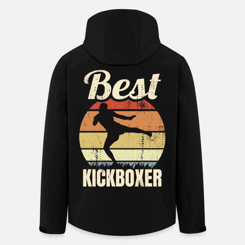 Best Kickboxer - Men’s Recycled Softshell Jacket by Stanley/Stella - black