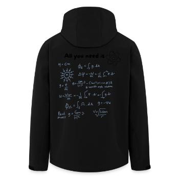 Tout ce dont vous avez besoin - Veste softshell homme en polyester recyclé Stanley/Stella - noir - Dos - AI Model Male 185 light (185cm)