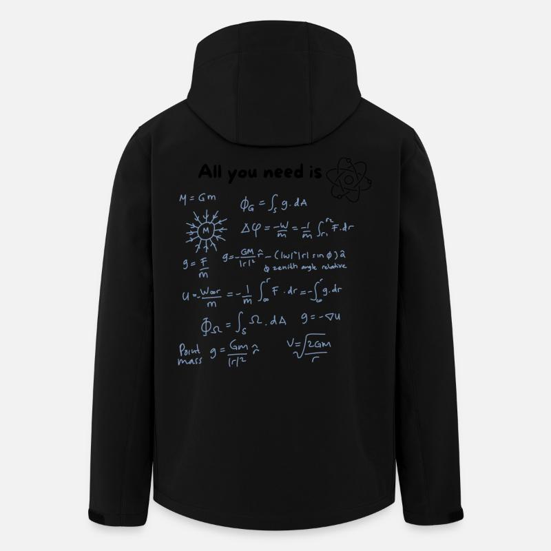 All you need - Men’s Recycled Softshell Jacket by Stanley/Stella - black