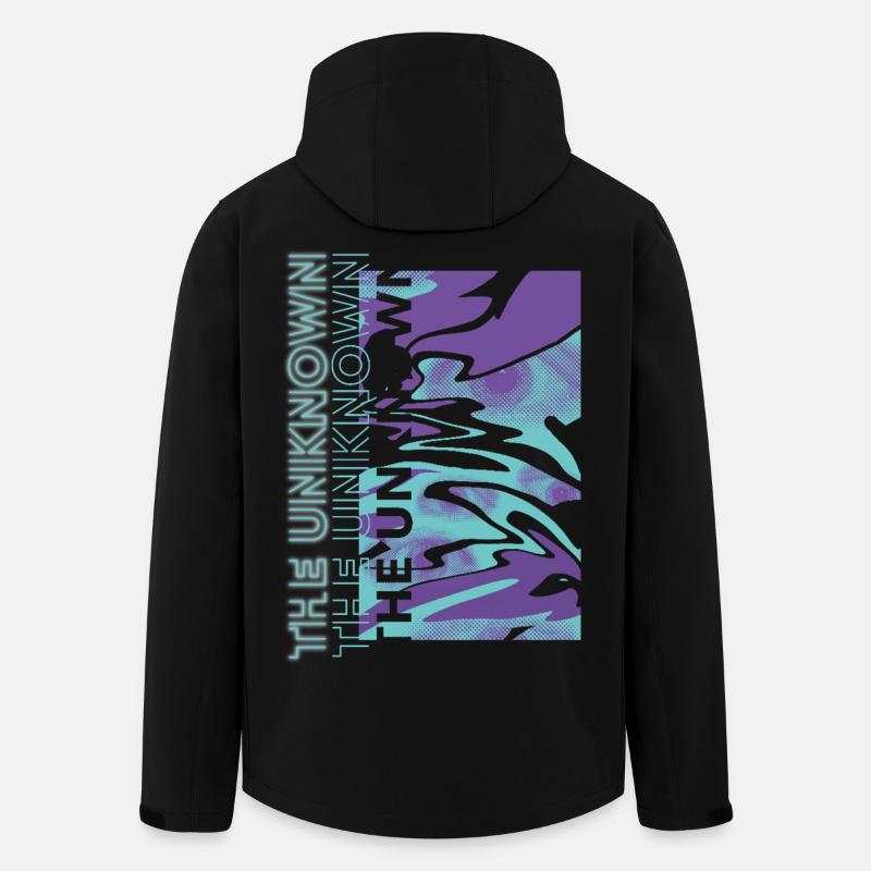 The Unknown – Digital Distortion - Men’s Recycled Softshell Jacket by Stanley/Stella - black