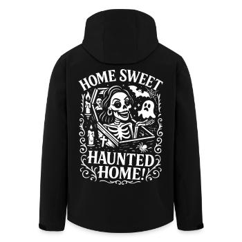Home Sweet Maison hantée - Veste softshell homme en polyester recyclé Stanley/Stella - noir - Dos - AI Model Male 185 light (185cm)