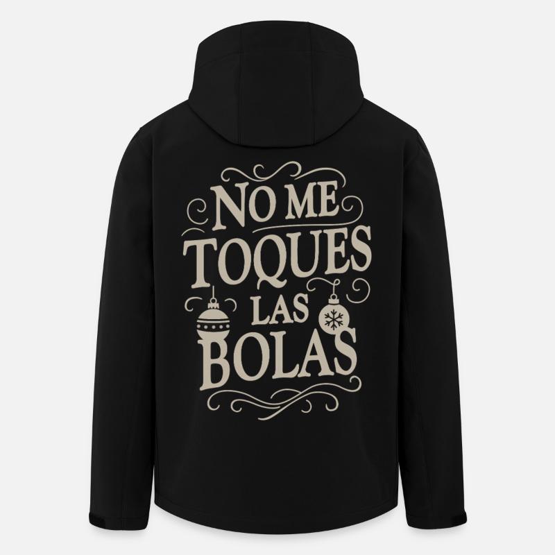 Ne touche pas mes couilles - Veste softshell homme en polyester recyclé Stanley/Stella - noir