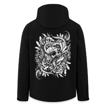 Der Ertrunkene Schädel - Recycelte Männer Softshell-Jacke von Stanley/Stella - Schwarz - Hinten - AI Model Male 185 light (185cm)