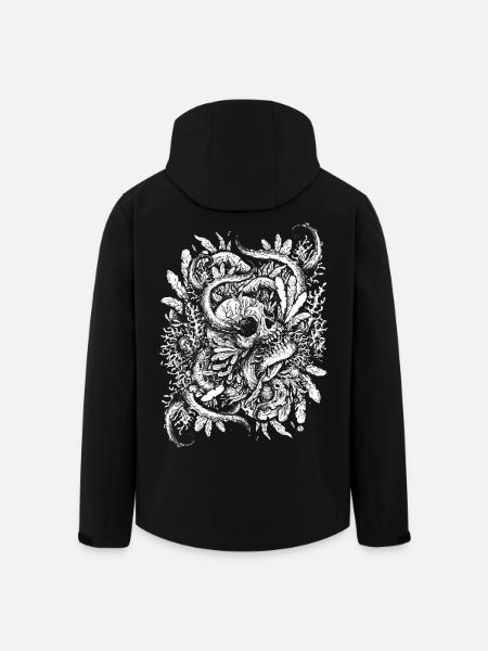 The Drowned skull - Men’s Recycled Softshell Jacket by Stanley/Stella - black
