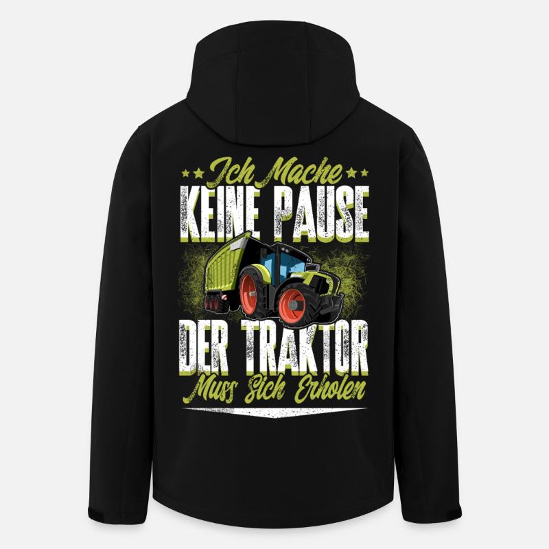 Farmer - Men’s Recycled Softshell Jacket by Stanley/Stella - black