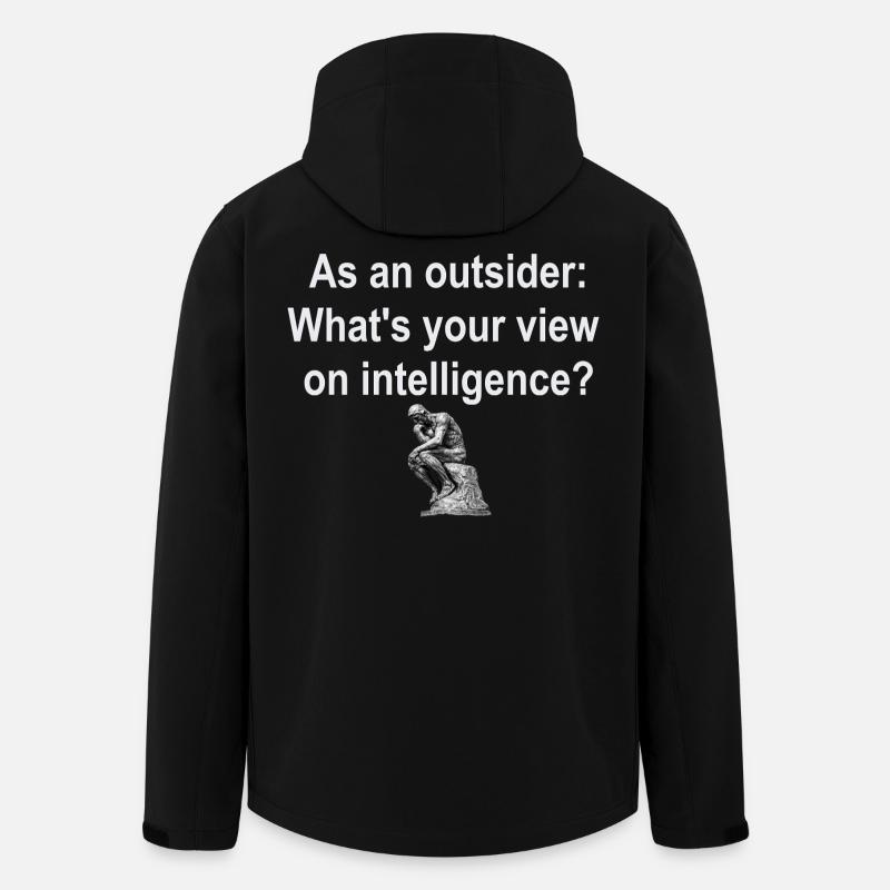 Outsider sur le renseignement - Veste softshell homme en polyester recyclé Stanley/Stella - noir