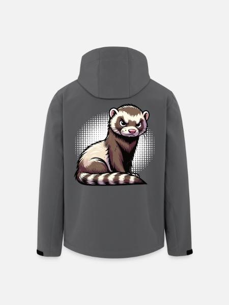Frettchen Frettchenhalter Frettchenbesitzer - Recycelte Männer Softshell-Jacke von Stanley/Stella - Schwarz