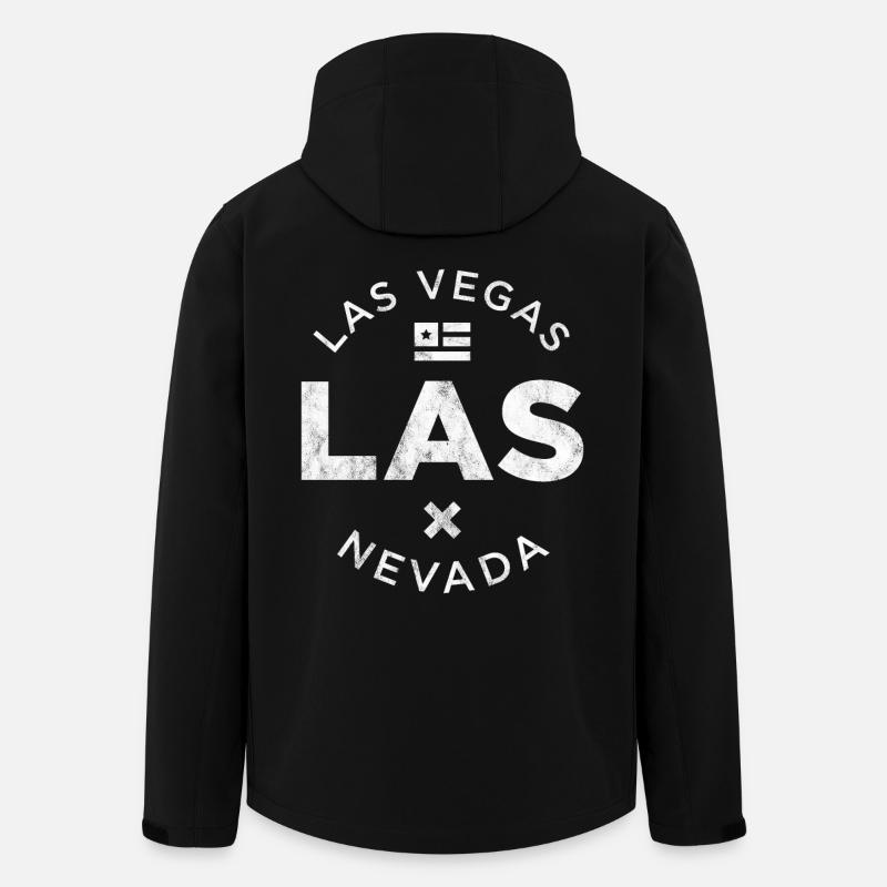LAS, Las Vegas - Veste softshell homme en polyester recyclé Stanley/Stella - noir