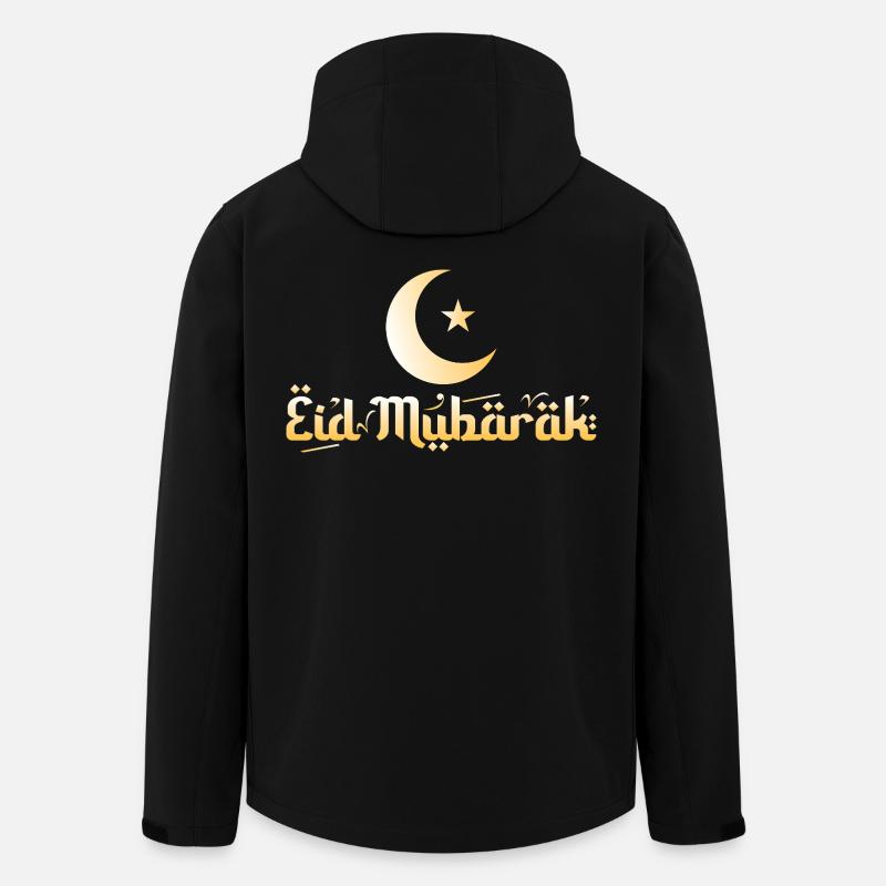 Eid Mubarak - Men’s Recycled Softshell Jacket by Stanley/Stella - black