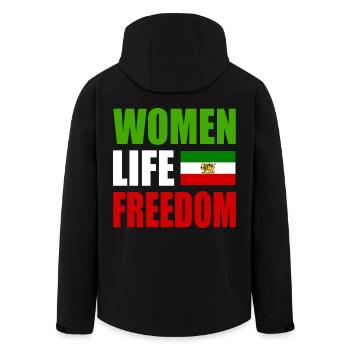 Women life freedom - Veste softshell homme en polyester recyclé Stanley/Stella - noir - Dos - AI Model Male 185 light (185cm)