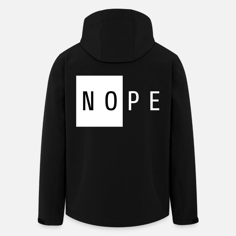 NOPE Cadeau Noir - Veste softshell homme en polyester recyclé Stanley/Stella - noir