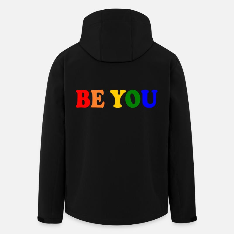 Be you - Recycelte Männer Softshell-Jacke von Stanley/Stella - Schwarz