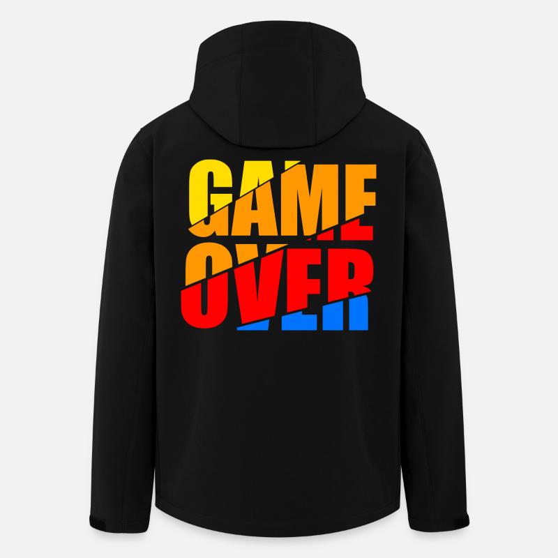 game over - Men’s Recycled Softshell Jacket by Stanley/Stella - black