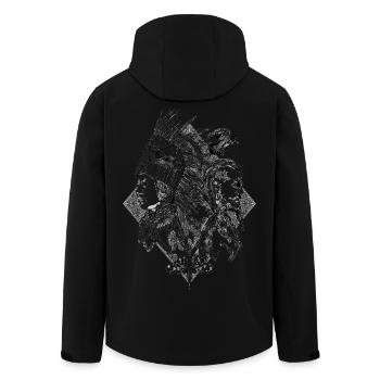 Guerriers du Temps - Veste softshell homme en polyester recyclé Stanley/Stella - noir - Dos - AI Model Male 185 light (185cm)