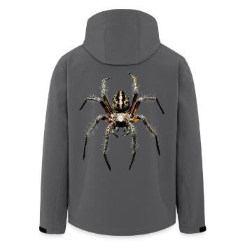 Araignée Tarentule Amour Arachnide Araignées - Veste softshell homme en polyester recyclé Stanley/Stella - noir - Dos - AI Model Male 185 light (185cm)