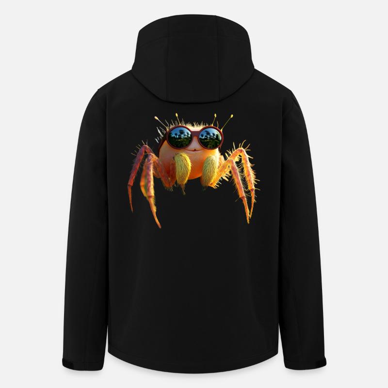 Araignée Tarentule Amour Arachnide Araignées - Veste softshell homme en polyester recyclé Stanley/Stella - noir