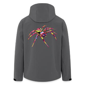 araignée tarentule tarentule amour araignées arachnides - Veste softshell homme en polyester recyclé Stanley/Stella - noir - Dos - AI Model Male 185 light (185cm)