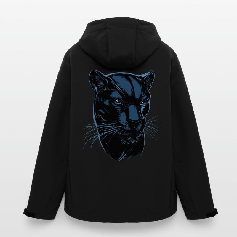 Panthère Léopard Grand Chat Mignon Gros Chat Panter Veste softshell homme en polyester recyclé Stanley/Stella