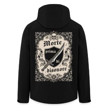 Morte Prima Di Disonore - Veste softshell homme en polyester recyclé Stanley/Stella - noir - Dos - AI Model Male 185 light (185cm)