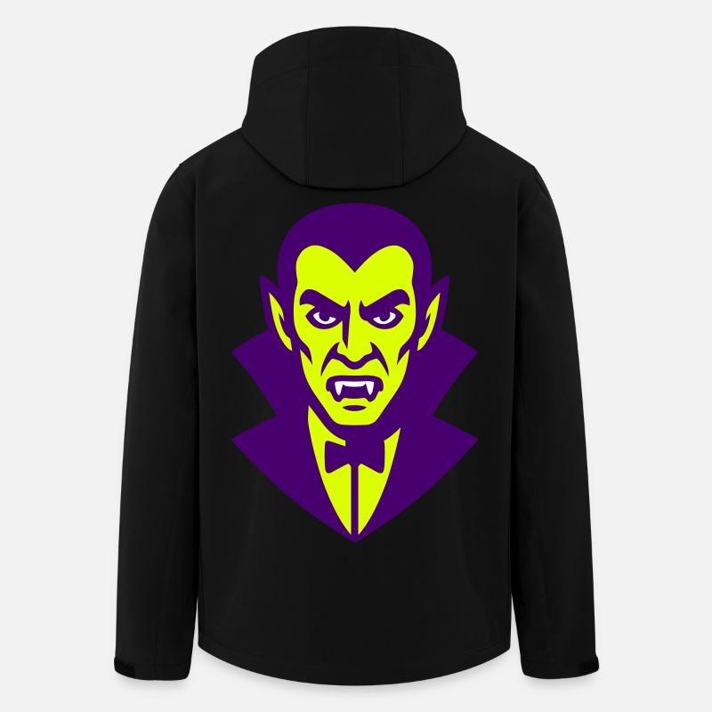Dracula Illustration - Veste softshell homme en polyester recyclé Stanley/Stella - noir
