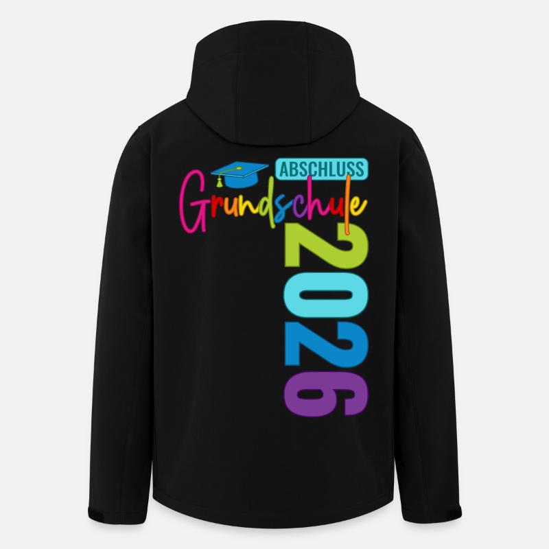 Grundschule Abschluss 2026 - Recycelte Männer Softshell-Jacke von Stanley/Stella - Schwarz