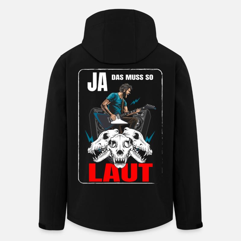 Ja das muss so Laut - Recycelte Männer Softshell-Jacke von Stanley/Stella - Schwarz