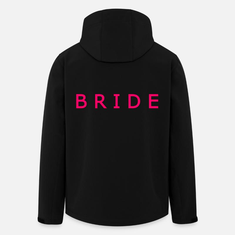 Bride - Recycelte Männer Softshell-Jacke von Stanley/Stella - Schwarz