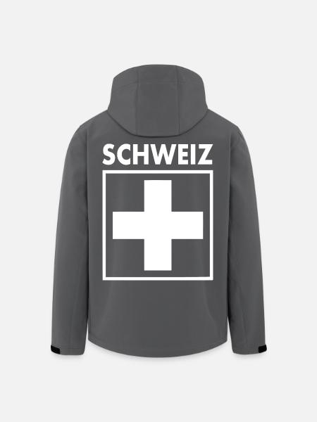 suisse - Veste softshell homme en polyester recyclé Stanley/Stella - noir