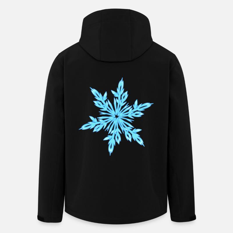 Eiskristall - Recycelte Männer Softshell-Jacke von Stanley/Stella - Schwarz