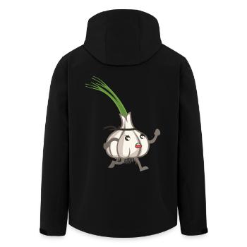 Ail cool - Veste softshell homme en polyester recyclé Stanley/Stella - noir - Dos - AI Model Male 185 light (185cm)