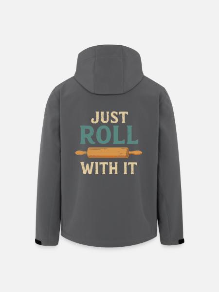 Just roll along - Men’s Recycled Softshell Jacket by Stanley/Stella - black