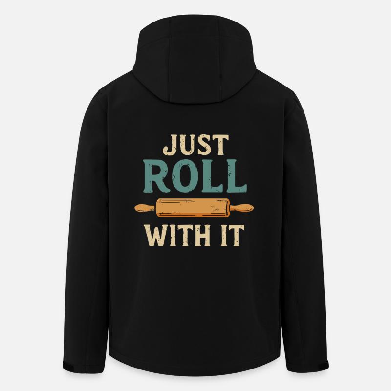 Just roll along - Men’s Recycled Softshell Jacket by Stanley/Stella - black