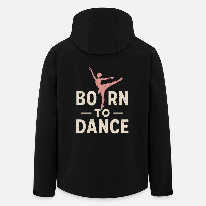 Born to dance - Men’s Recycled Softshell Jacket by Stanley/Stella - black