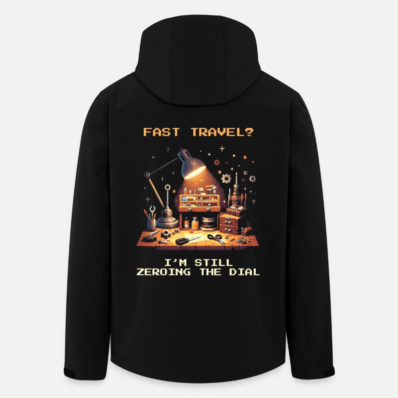 Zero Point Precision Mechanics Adjustment Workbench - Men’s Recycled Softshell Jacket by Stanley/Stella - black