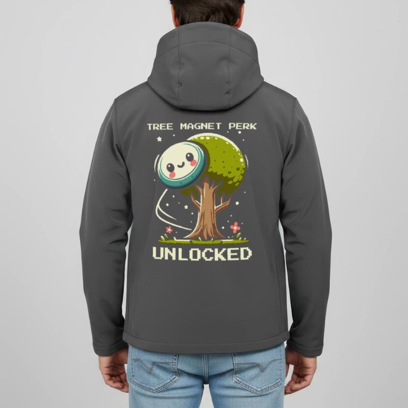 Tree Magnet | Disc Golf Trees Throwing Precision Chains Men’s Recycled Softshell Jacket by Stanley/Stella