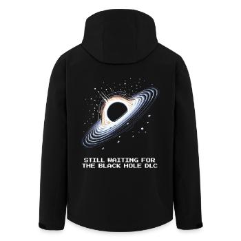 Warte auf Schwarzes Loch DLC | Astronomie - Recycelte Männer Softshell-Jacke von Stanley/Stella - Schwarz - Hinten - AI Model Male 185 light (185cm)