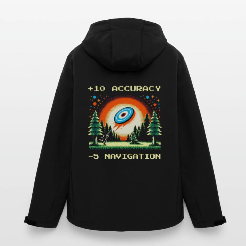 +10 Accuracy | Disc Golf Technik Flight Path Ziele Recycelte Männer Softshell-Jacke von Stanley/Stella