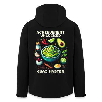 Guac Master Unlocked | Avocado Skill Achievement - Recycelte Männer Softshell-Jacke von Stanley/Stella - Schwarz - Hinten - AI Model Male 185 light (185cm)