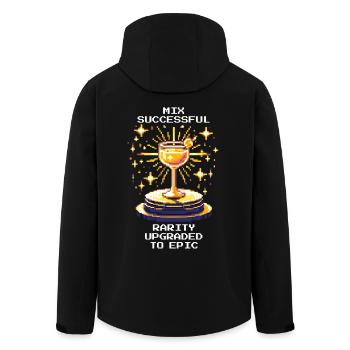 Epic Cocktail Creation | Bartender Skill Check - Men’s Recycled Softshell Jacket by Stanley/Stella - black - Back - AI Model Male 185 light (185cm)