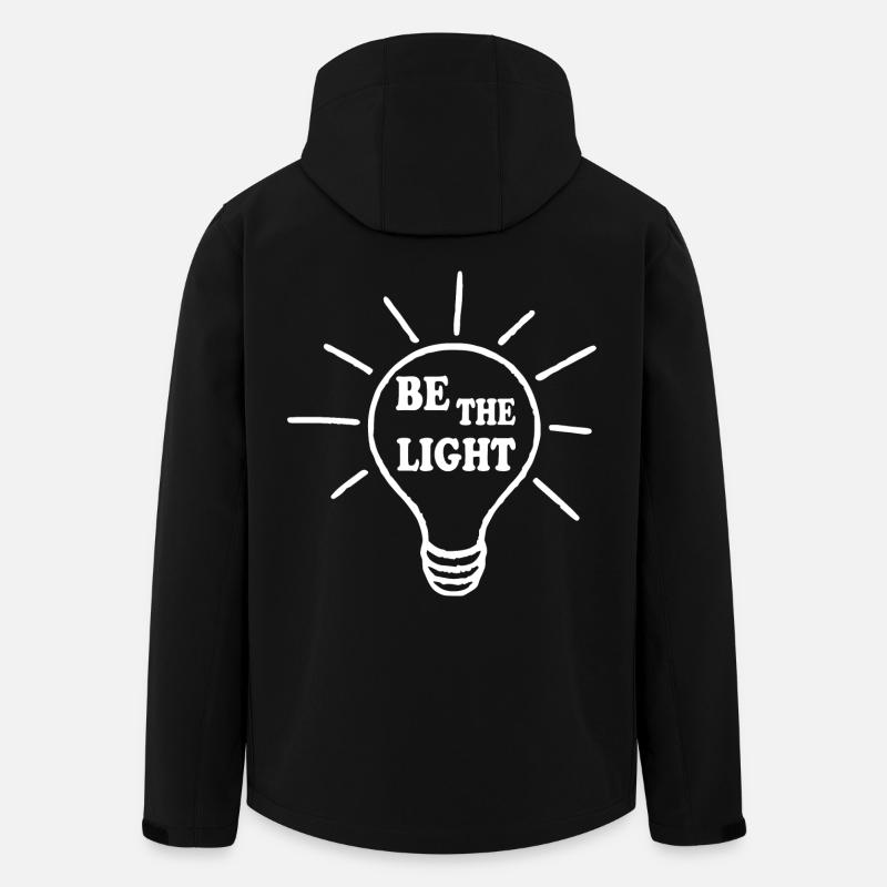 Be the light - Men’s Recycled Softshell Jacket by Stanley/Stella - black