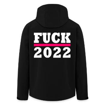 Fuck 2022 - Veste softshell homme en polyester recyclé Stanley/Stella - noir - Dos - AI Model Male 185 light (185cm)