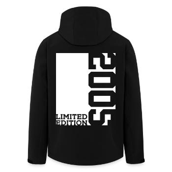 21ST BIRTHDAY LIMITED EDITION 2005 - Men’s Recycled Softshell Jacket by Stanley/Stella - black - Back - AI Model Male 185 light (185cm)